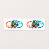 Bright infinity with rainbow butterfly (Outside Unfolded)