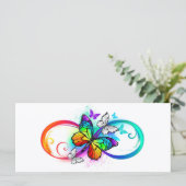 Bright infinity with rainbow butterfly (Standing Front)