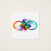 Bright infinity with rainbow butterfly (Front)