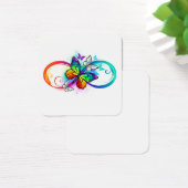 Bright infinity with rainbow butterfly (Desk)