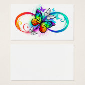 Bright infinity with rainbow butterfly (Front & Back)
