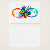 Bright infinity with rainbow butterfly (Front & Back)