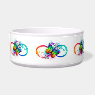 Bright infinity with rainbow butterfly bowl
