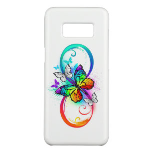 Bright infinity with rainbow butterfly Case-Mate samsung galaxy s8 case