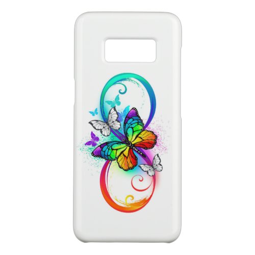 Bright infinity with rainbow butterfly Case_Mate samsung galaxy s8 case