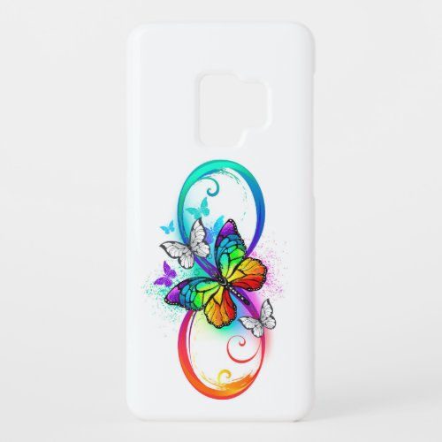 Bright infinity with rainbow butterfly Case_Mate samsung galaxy s9 case