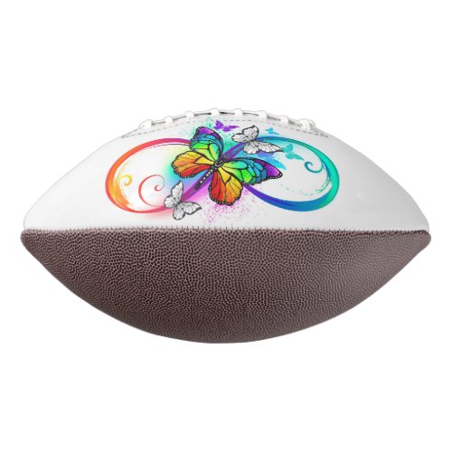 Bright infinity with rainbow butterfly football