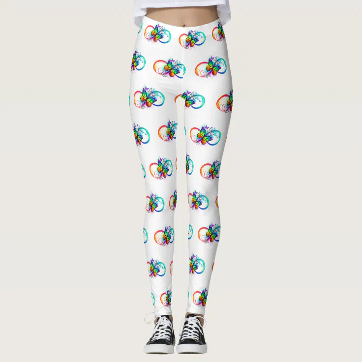 Yoga Pants With Infinity Symbol