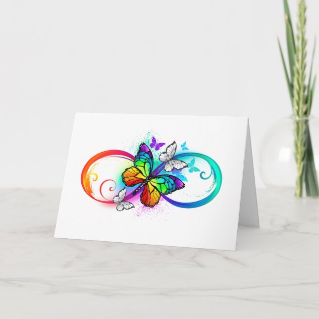 Bright infinity with rainbow butterfly program (Front)