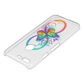 Bright infinity with rainbow butterfly uncommon google pixel case (Top)