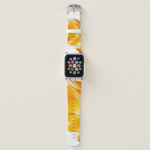 Bright Ink Art Transparent Creativity Apple Watch Band