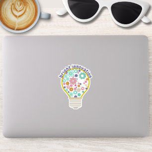 Bright Innovation Light Bulb Sticker