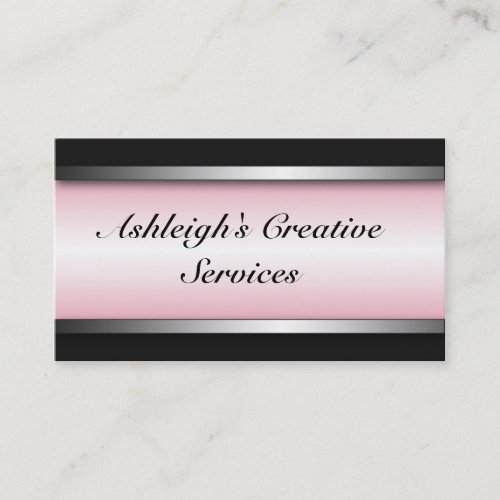 Bright Insiders Pink Business Cards