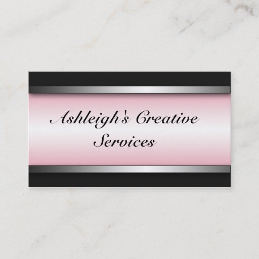 Customizable Bright Insiders Pink Business Cards
