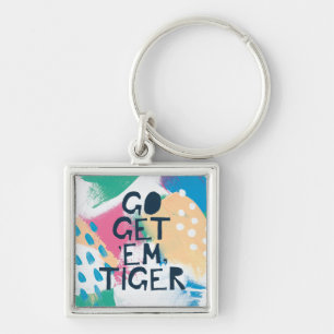 Bright Inspiration II Go Get 'Em Tiger Keychain