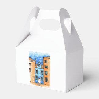 Bright Italian streets under the Mediterranean sun Favor Boxes