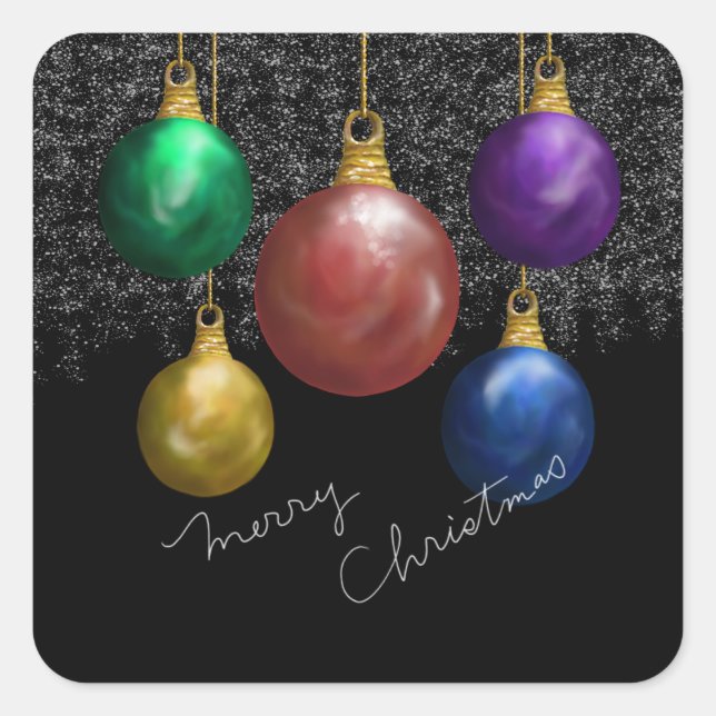 Bright Joy Square Sticker (Front)