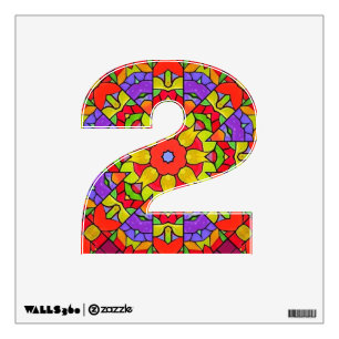 Bright Kaleidoscope Colors - any Number or Shape Wall Decal