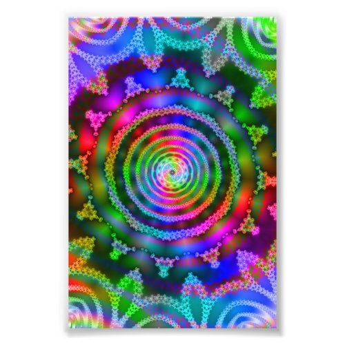 Bright Kaleidoscope Photo Print