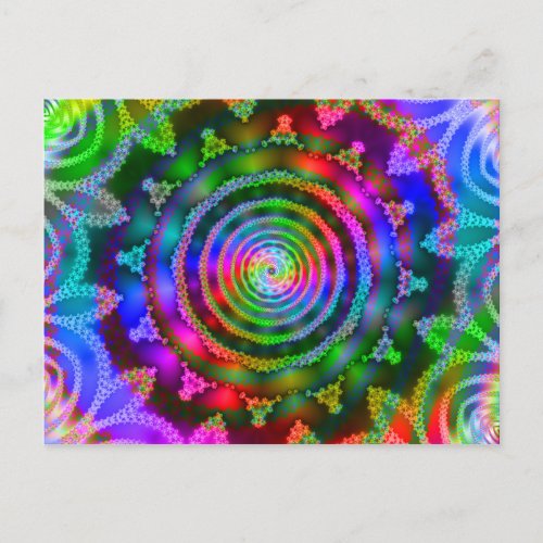 Bright Kaleidoscope Postcard