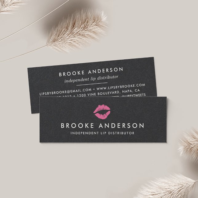 Bright Kiss | Lip Product Distributor Mini Business Card (Creator Uploaded)