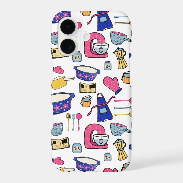 Bright Kitchen Utensils Cook Cake Maker Case-Mate iPhone Case (Back)