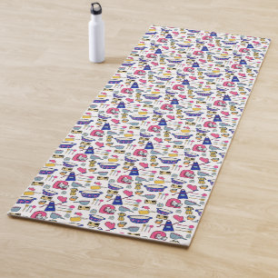 Bright Kitchen Utensils Cook Cake Maker Yoga Mat