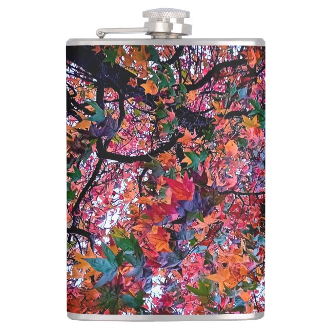 Bright leaves  flask (Front)