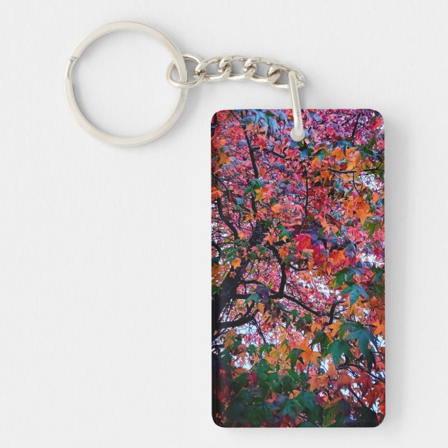 Bright leaves  keychain (Front)