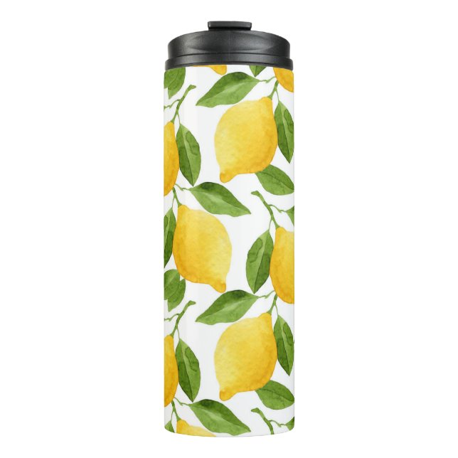 Bright lemons thermal tumbler (Front)