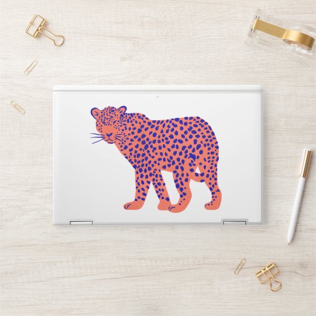 Bright Leopard HP Laptop Skin (Desk)