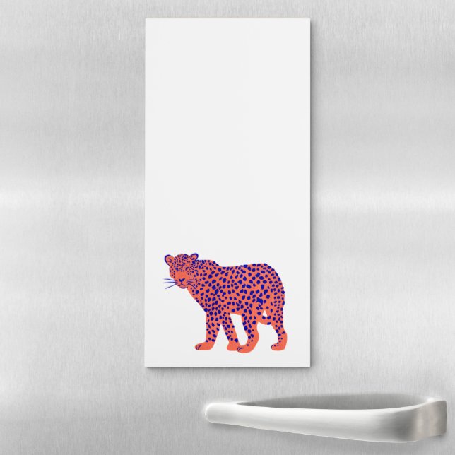Bright Leopard Magnetic Notepad (In Situ)