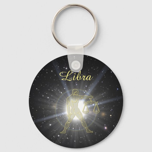 Bright Libra Keychain (Front)