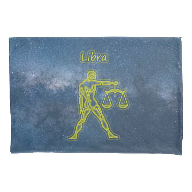 Bright Libra Pillow Case (Front)