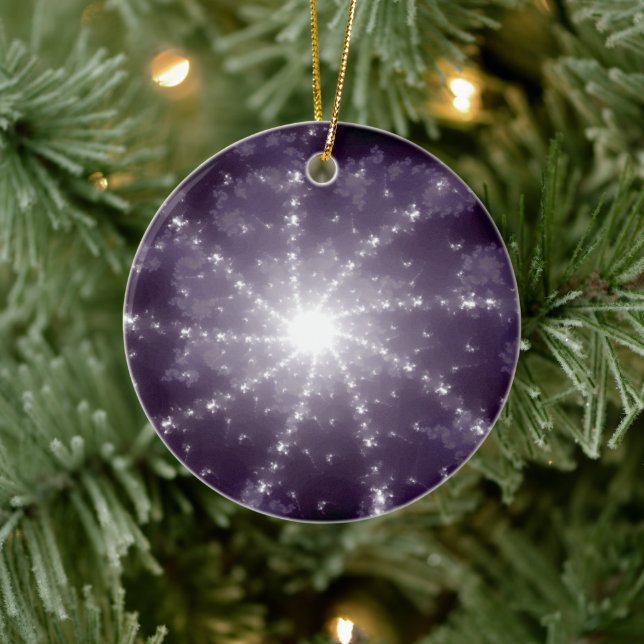 Bright Light at End of the Tunnel Ceramic Ornament (Tree)