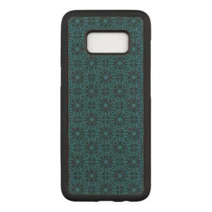Bright Light Blue Geometric Symmetry Pattern Carved Samsung Galaxy S8 Case