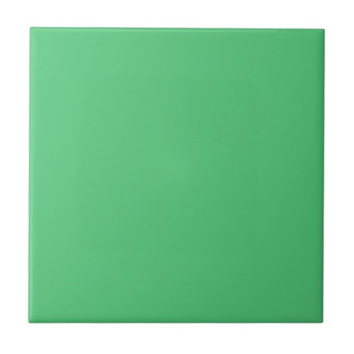 Bright Light Emerald Green Color Tile