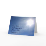 Bright Light Revelation 21 Sympathy Card Bright Light Revelation 21 Sympathy Card