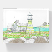 Bright Lighthouse Paperweight