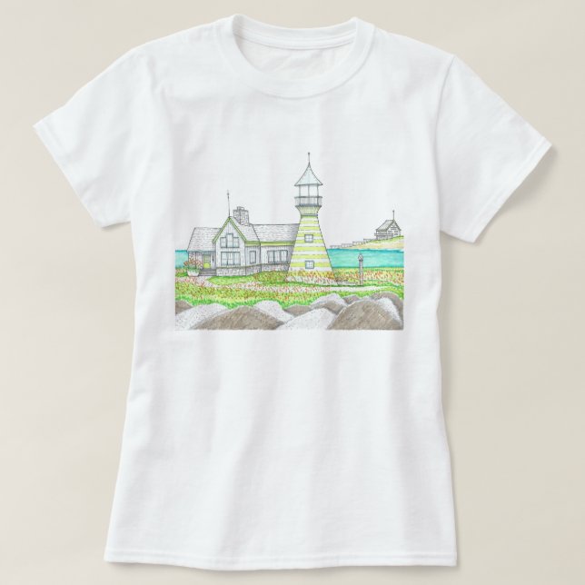 Bright Lighthouse T-Shirt (Design Front)
