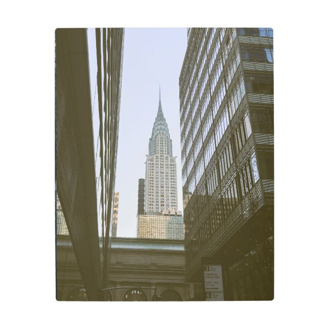 “Bright Lights, Big City” Metal Print (Front)