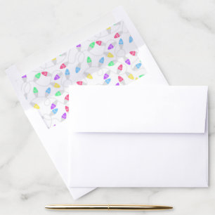 Bright Lights Holiday Envelope Liner