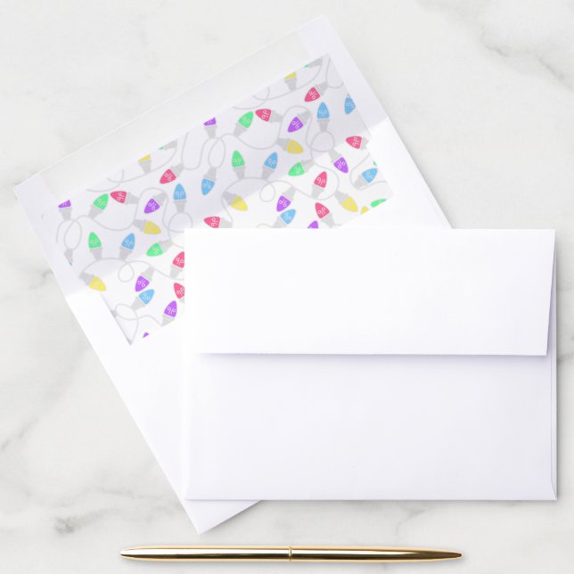 Bright Lights Holiday Envelope Liner (Desk)