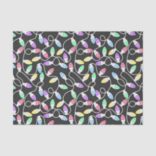 Bright Lights on Slate Holiday Tissue Paper