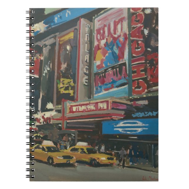 Bright Lights Times Square 2012 Notebook (Front)