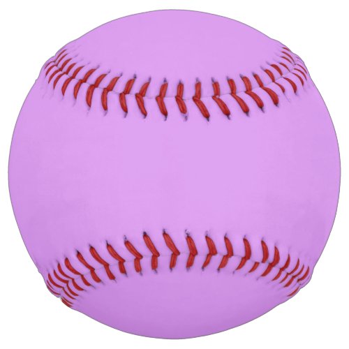 Bright lilac solid color  softball