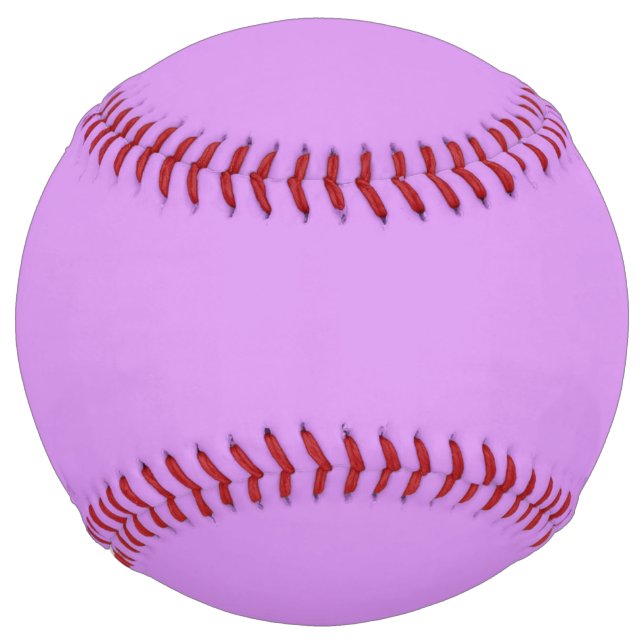Bright lilac (solid color)  softball (Front)