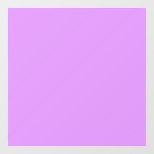 Bright lilac solid color  window cling