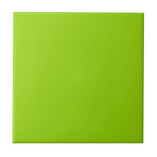 Bright Lime Green Color Tile