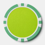 Bright Lime Green Neon Trendy Colors Poker Chips at Zazzle